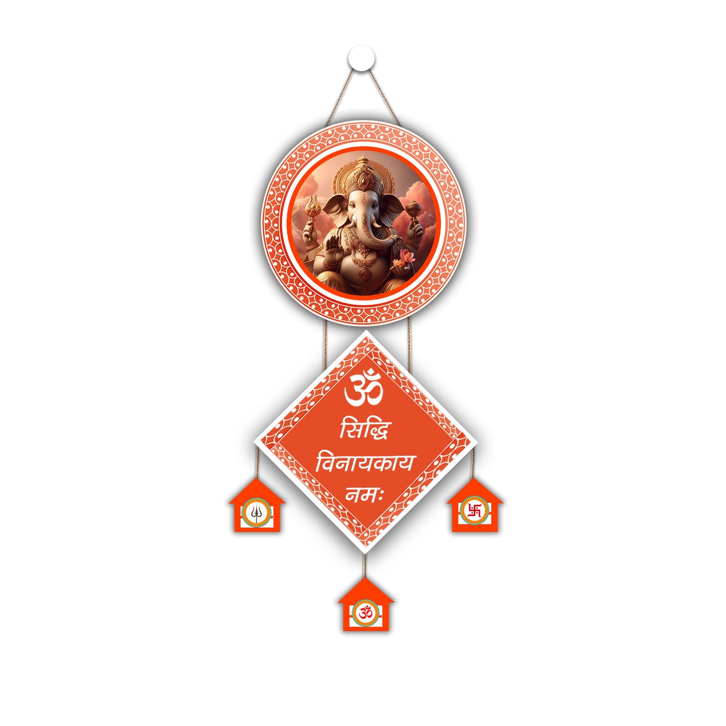 AWANI TRENDS Ganesh Wooden Wall Hanging โ Lord Ganesha Wall Art for Home,