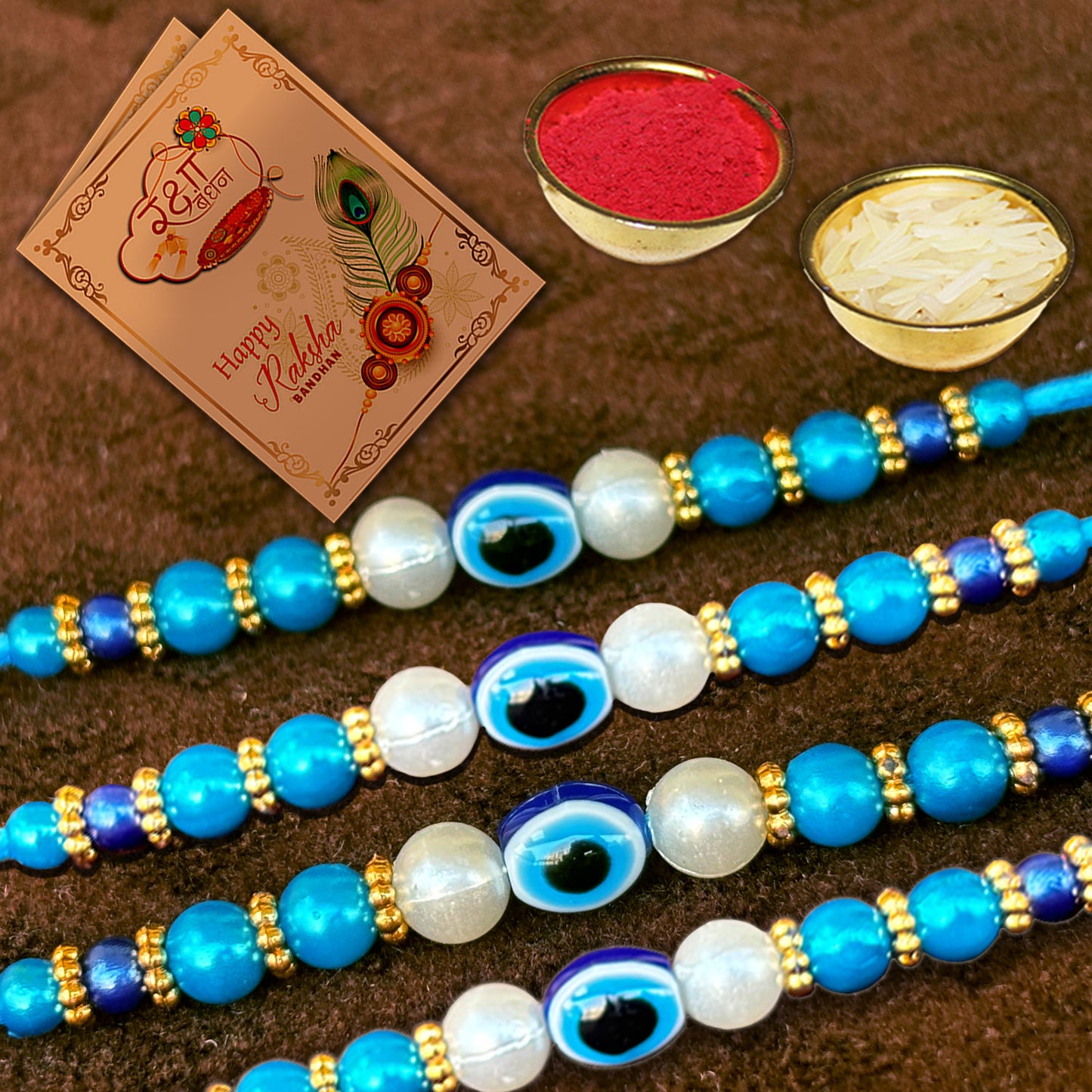 AWANI TRENDS Evil Eye 4 Rakhi