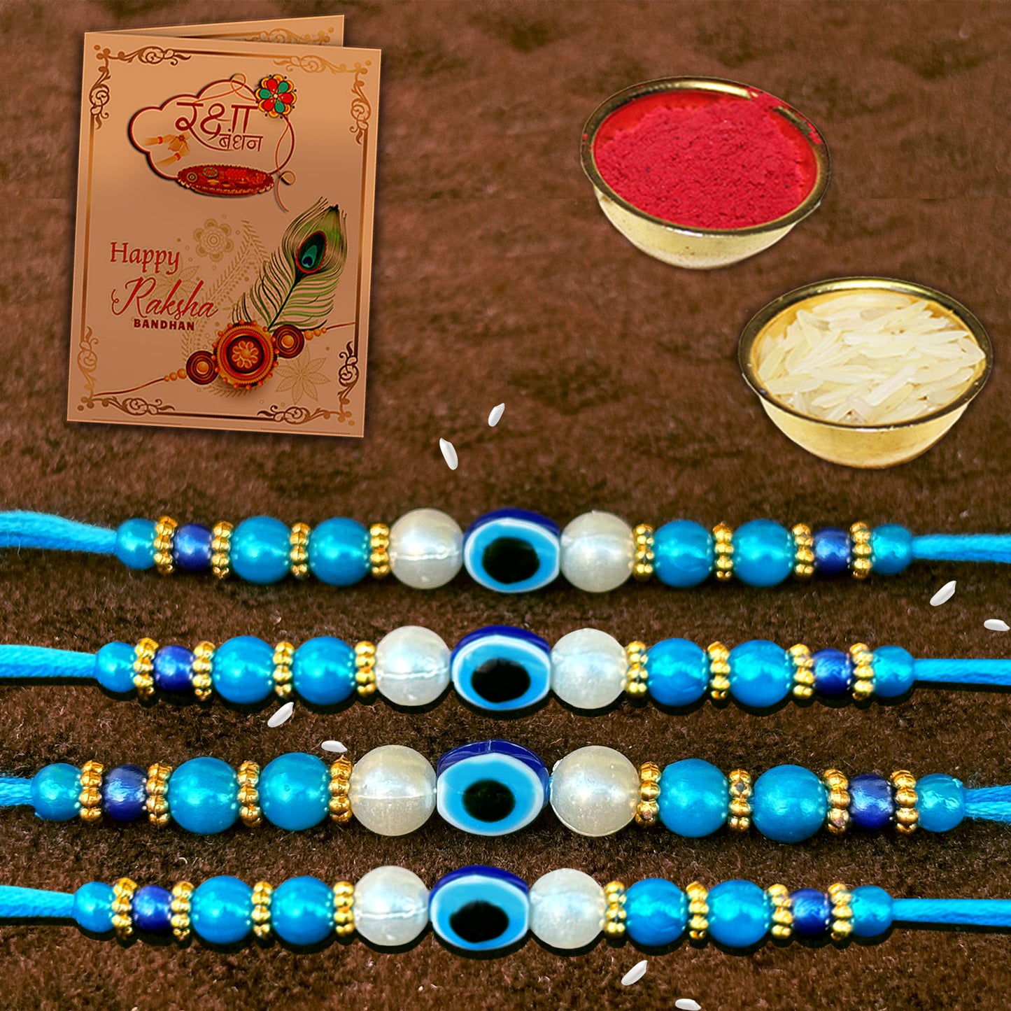 AWANI TRENDS Evil Eye 4 Rakhi